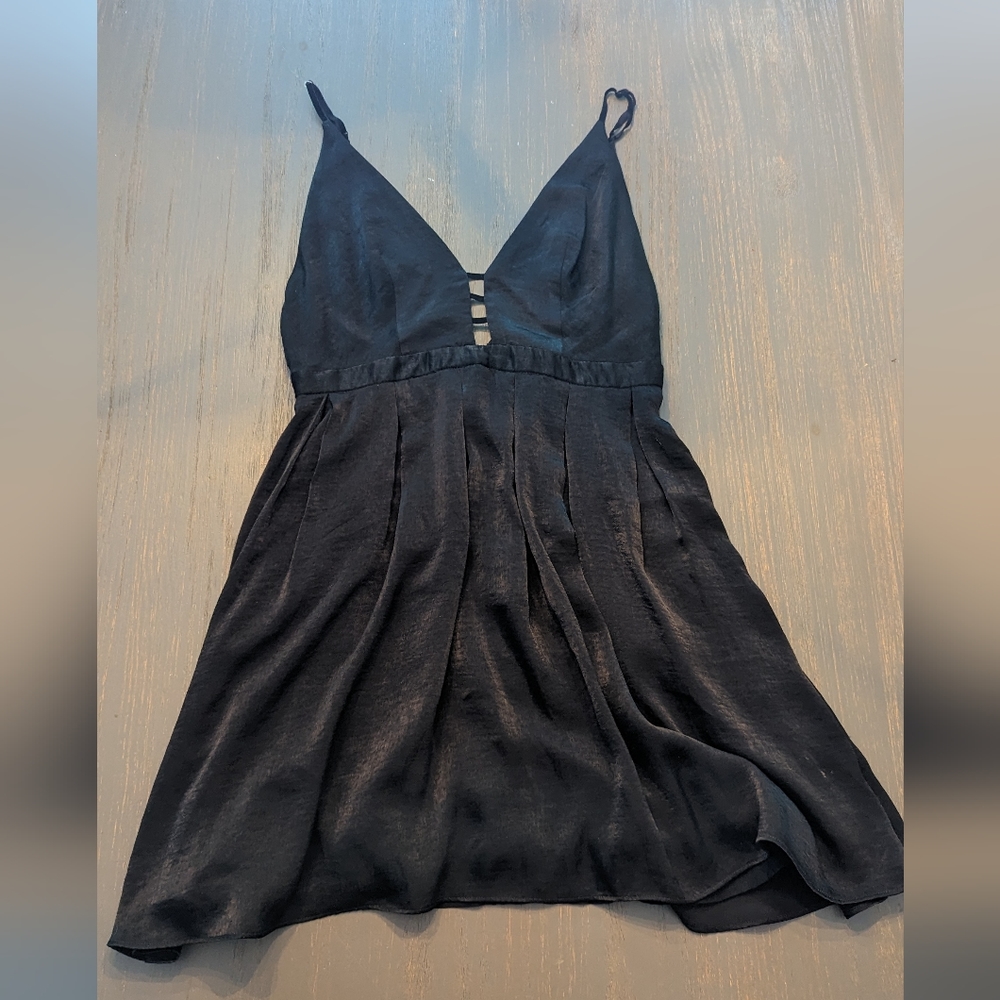 Free People black silk dress